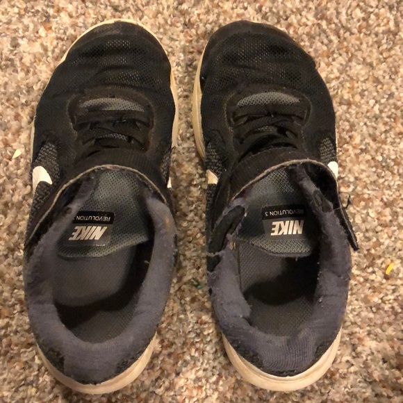 Size 12C Boys US Nike Revolution 3; worn - Picture 2 of 6